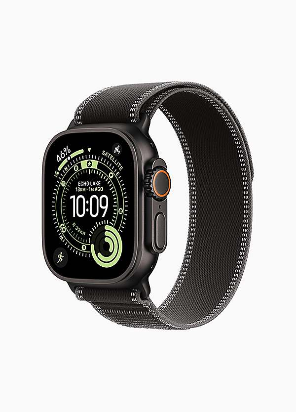 Apple Watch Ultra 3 GPS + Cellular 49mm Black Titanium Case with